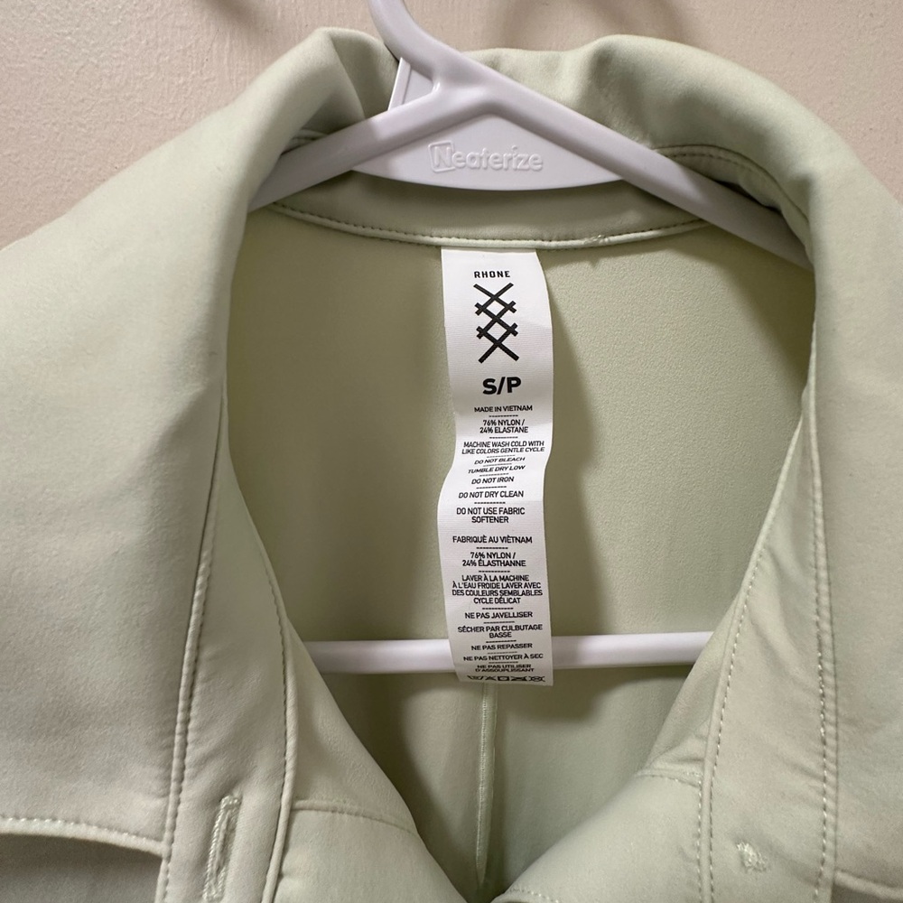 RHONE Course to Court Polo. Lime zest. Size small NWT - Picture 6 of 8